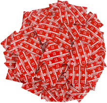 Préservatifs London rouge aromatisé à la fraise – 100 pièces