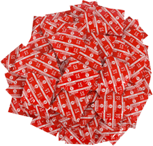 Préservatifs London rouge aromatisé à la fraise – 10 pièces