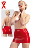 Latex Minirock rot M