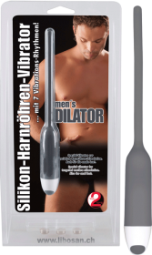 Harnröhrenstimulator Silicone Dilator grau