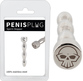 Penisplug Crâne en acier inoxydable