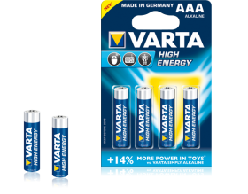 Batterien AAA, 4er-Set