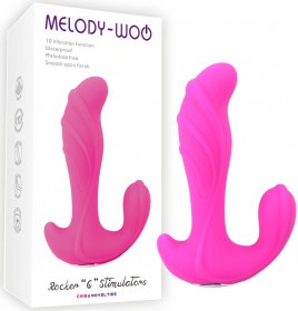 Vibromasseur double pour le point G et le clitoris